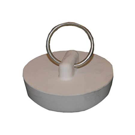 Sharptools 02-3207 White Hollow Rubber Sink Stopper, 6PK SH573002